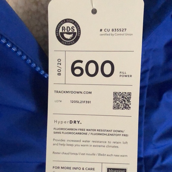 Down coat LANDS’END  XL (14-16) - Picture 4 of 11